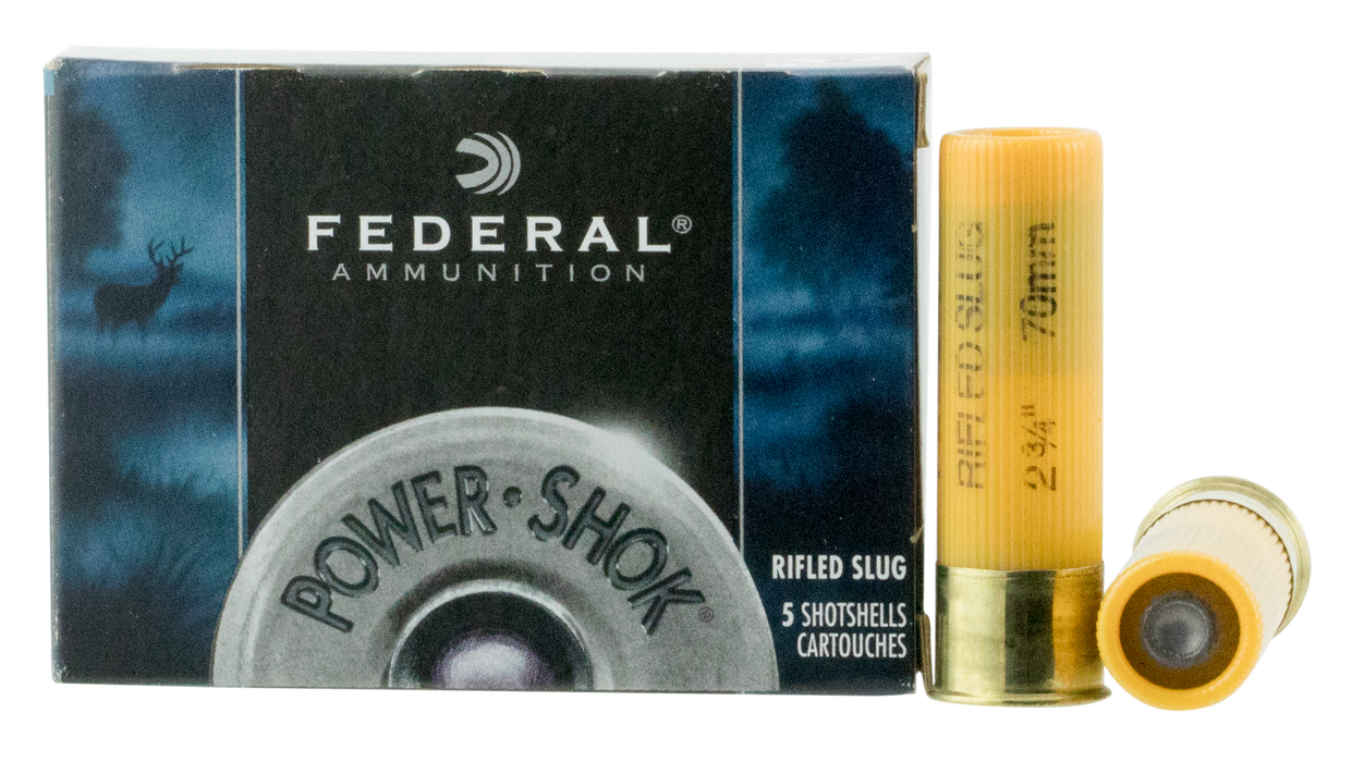 Federal Power-shok, Fed F203rs            20         Slug      5/50