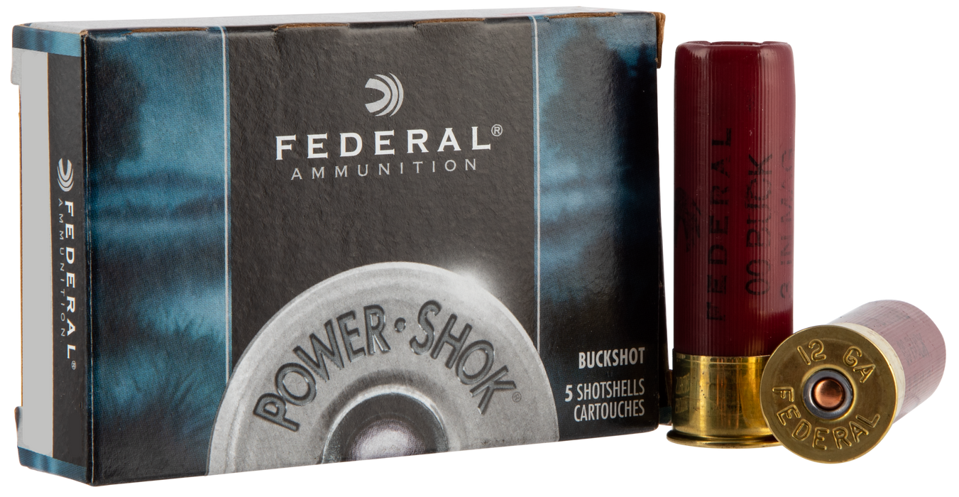 Federal Power-shok, Fed F12700    Pwrshk     12        Buck   5/50