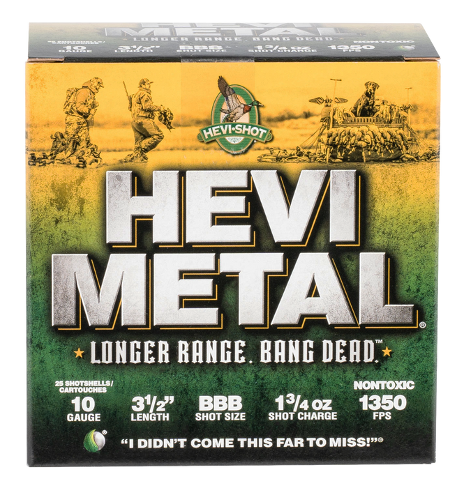 Hevishot Hevi-metal, Hevi Hs37508 Hevimetal Lr 10 3.5  Bbb 13/4 25/10