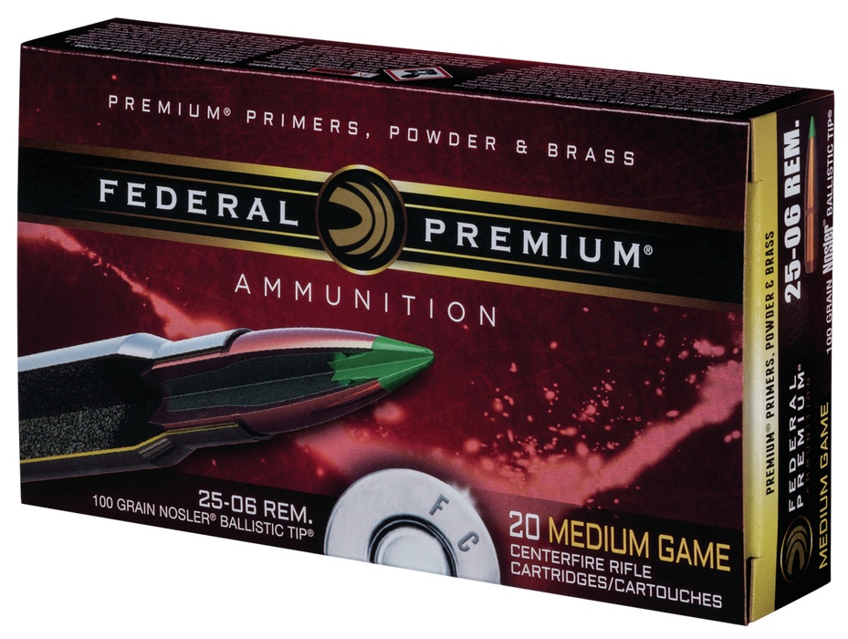 Federal Premium, Fed P2506d         2506    100 Nbt          20/10