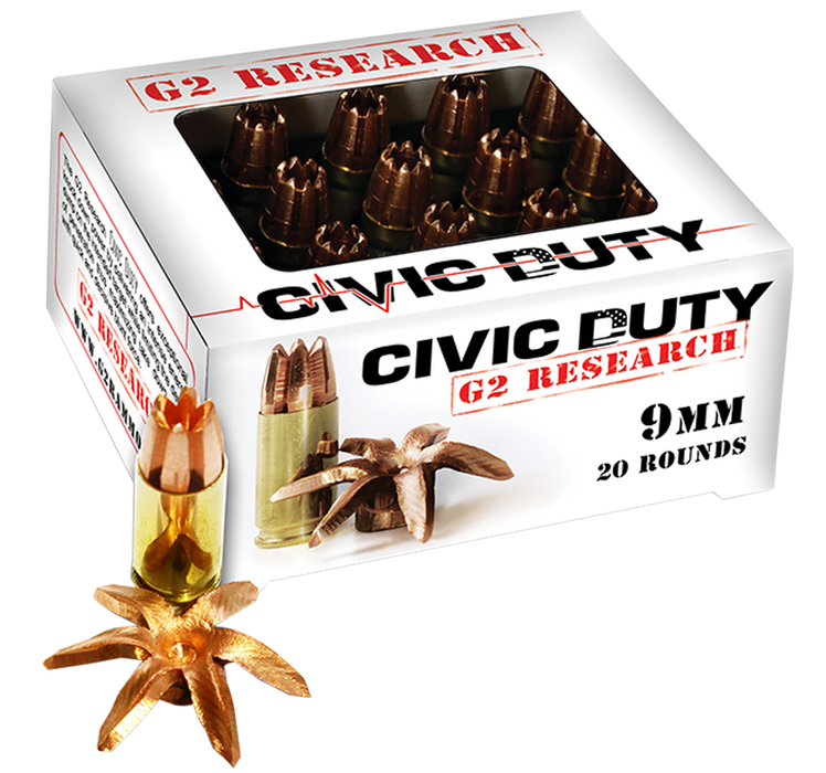 G2 Research Civic Duty, G2r        9mm       Civic Duty  20/25