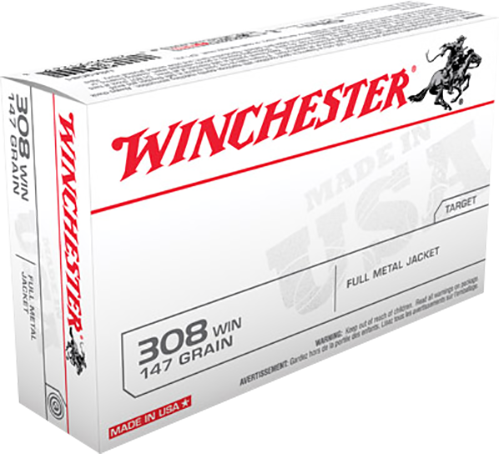 Winchester Ammo Usa, Win Usa3081       308 Bt 147fmj      20/10