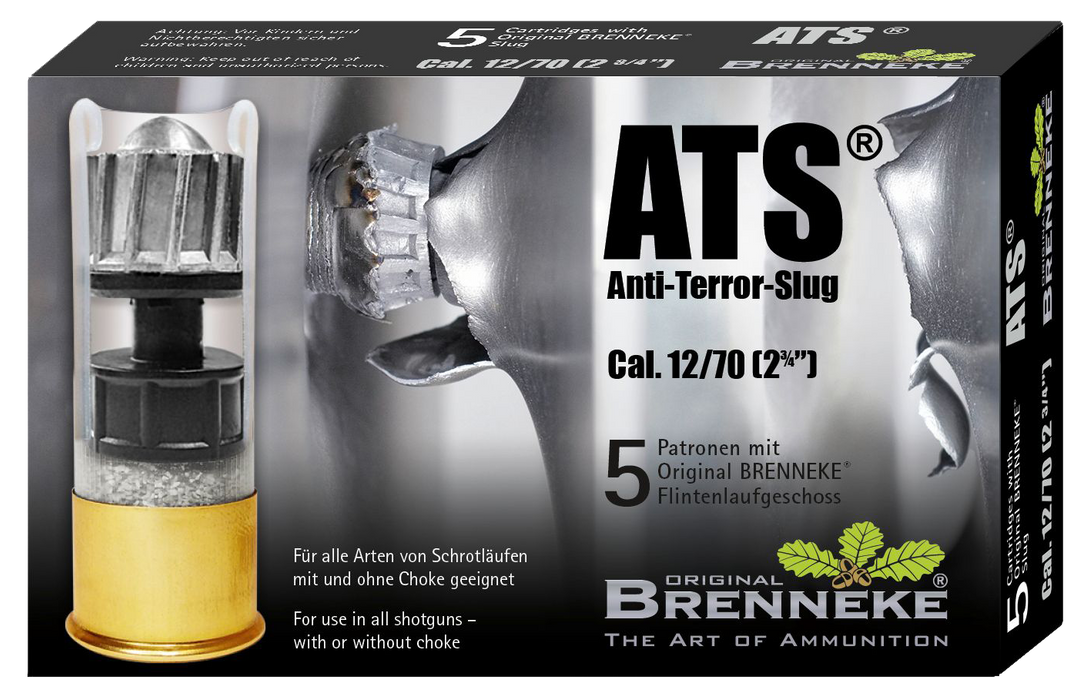 Brenneke Anti-terror-slug, Br Sl122ats   Ats        12  23/4      1oz    5/50