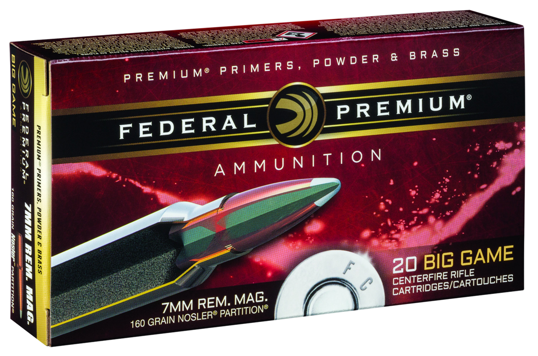 Federal Premium, Fed P7rf           7mm Mg  160 Np           20/10