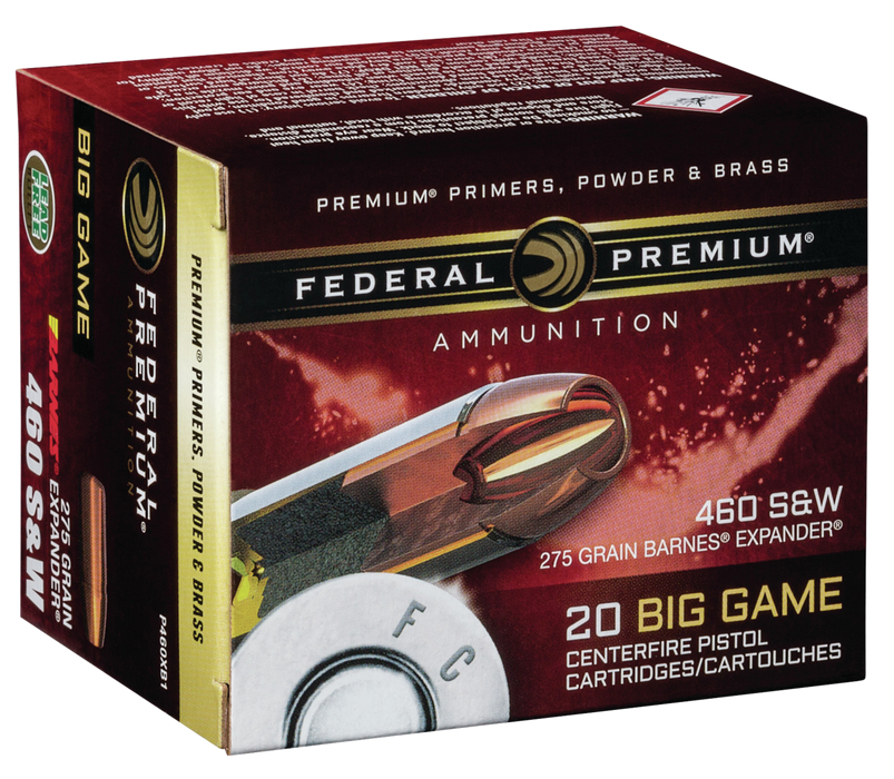 Federal Premium, Fed P460xb1      460sw     275 Brx         20/10