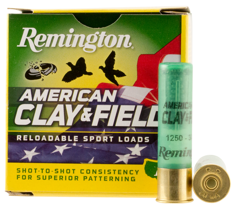 Remington Ammunition American Clay & Field Sport, Rem 20492 Ht288      28      8   3/4        25/10