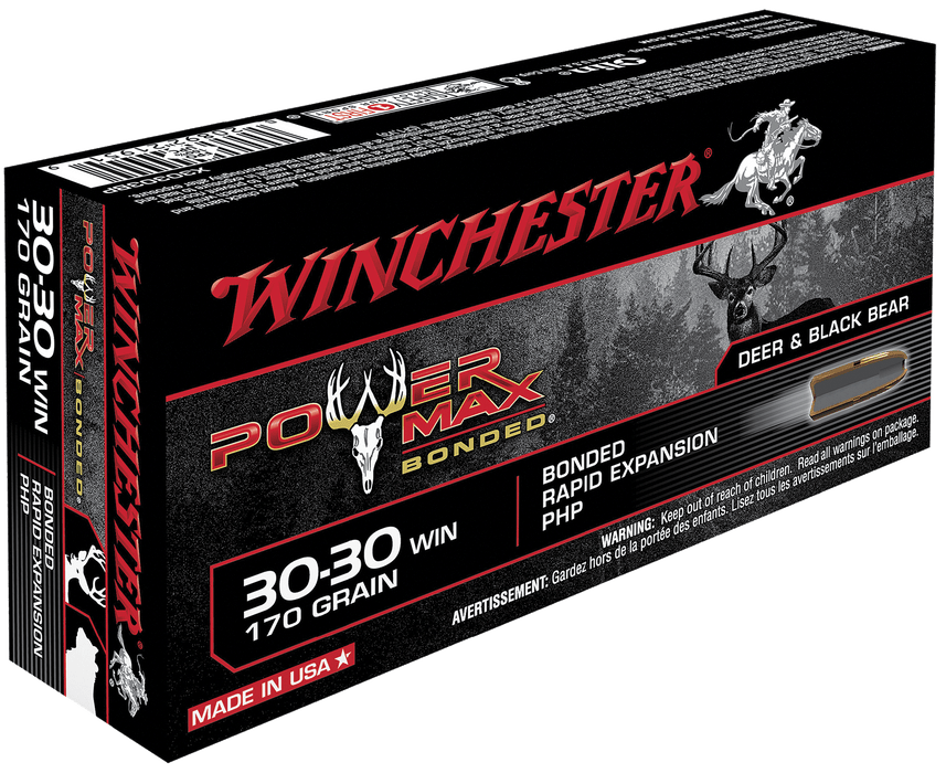 Winchester Ammo Power Max Bonded, Win X30303bp      3030    170pmb     20/10