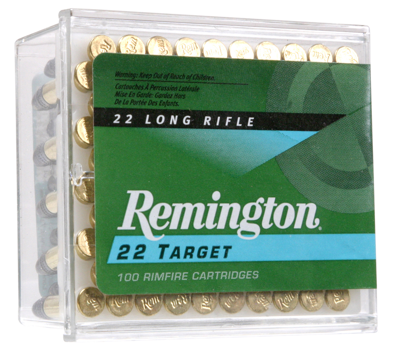 Remington Ammunition Target, Rem 21284 6100     22lr 40 Target Rn       100/50