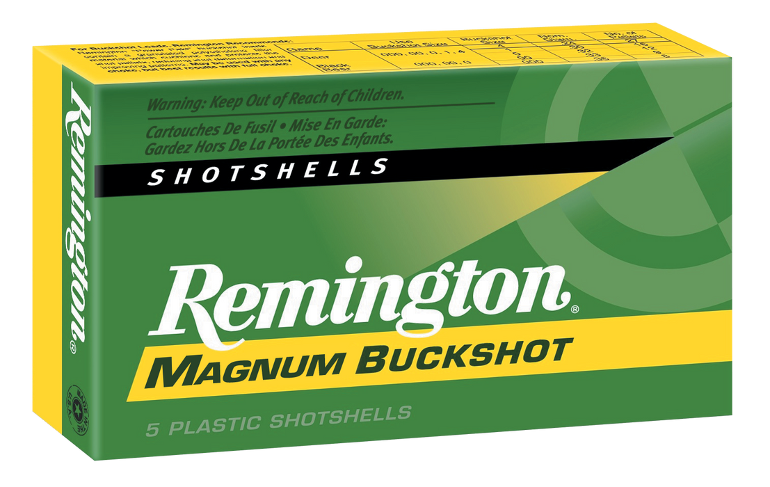 Remington Ammunition Express Magnum, Rem 20640 12hb4      12     4  Buck 3in      5/50