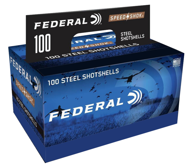 Federal Speed-shok, Fed Wf1421004     Spdshk 12 3in 11/4    100/2  Stl