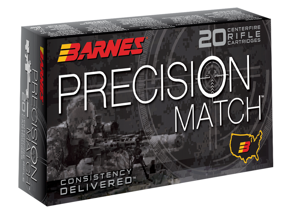 Barnes Bullets Precision Match, Brns 30846 Bb556m1     5.56       69 Omt Bt  20/10