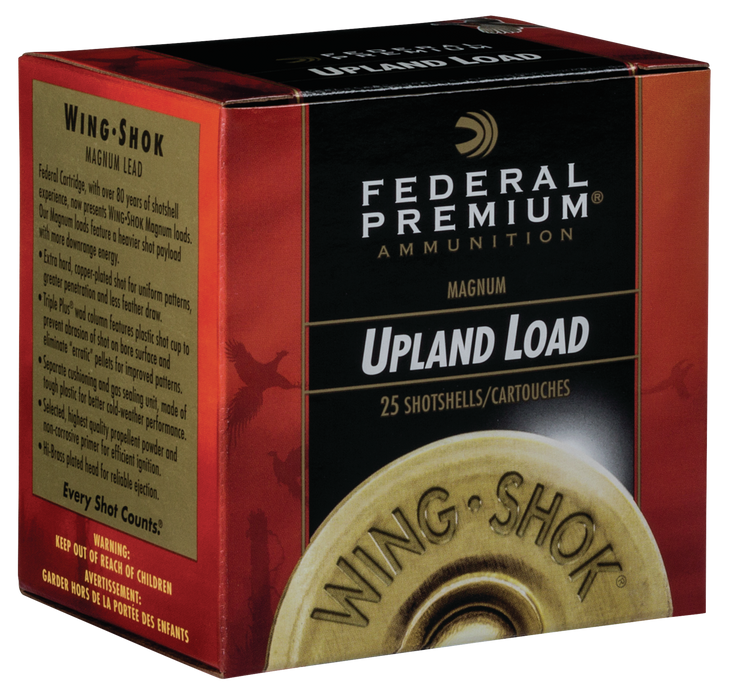 Federal Premium Upland, Fed P2586     Wngshk     20 3in 11/4     25/10
