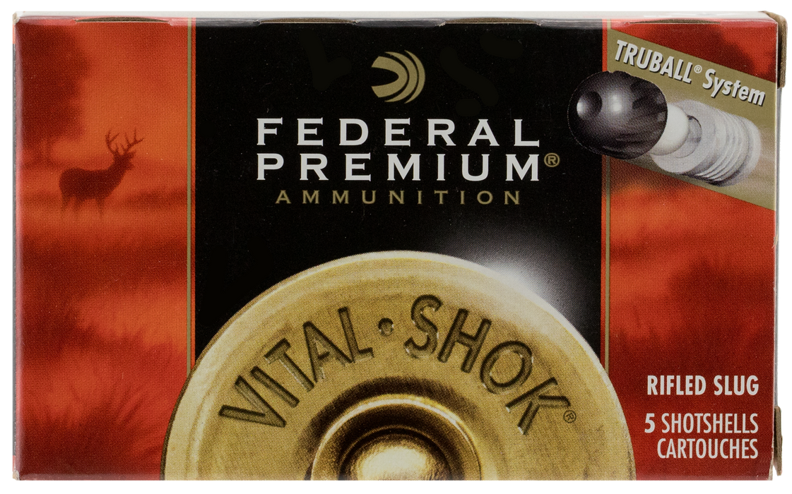 Federal Premium, Fed Pb127lrs  Vtlshk  12     Rfl Slug      5/50
