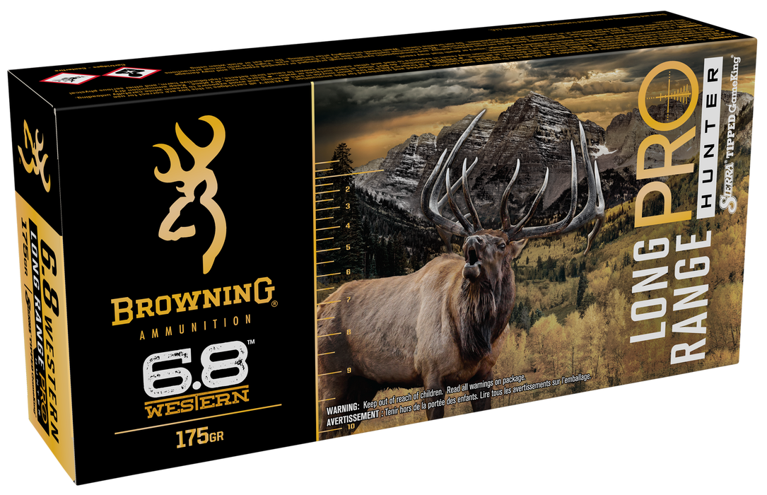 Browning Ammo Long Range Pro, Brna B192500682    6.8wst 175      Lr Pro    20/10