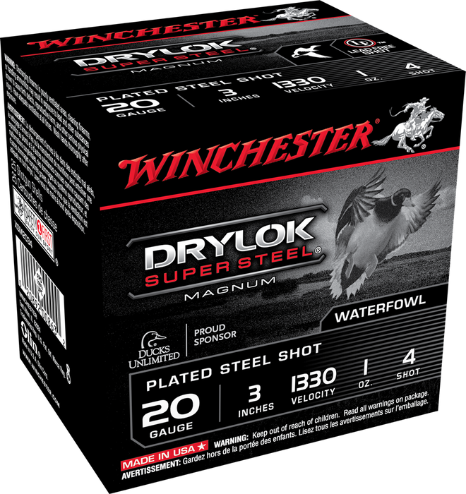 Winchester Ammo Drylock Super Steel, Win Xsm2034    3mag     1oz  Stl    25/10