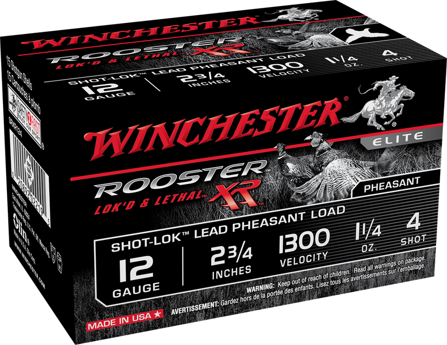 Winchester Ammo Rooster Xr, Win Srxr124     Rstr Xr 12 4        15/10