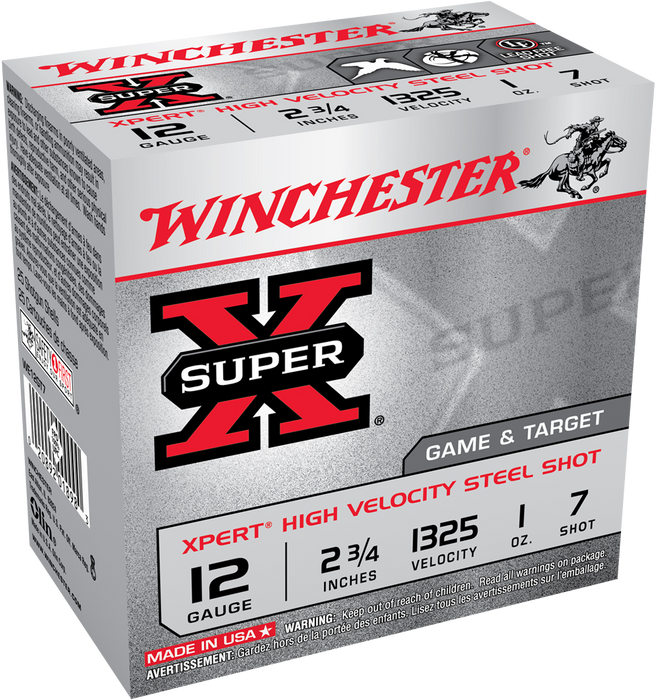 Winchester Ammo Super X, Win Xu12ht7   Supx Hvygame          25/10