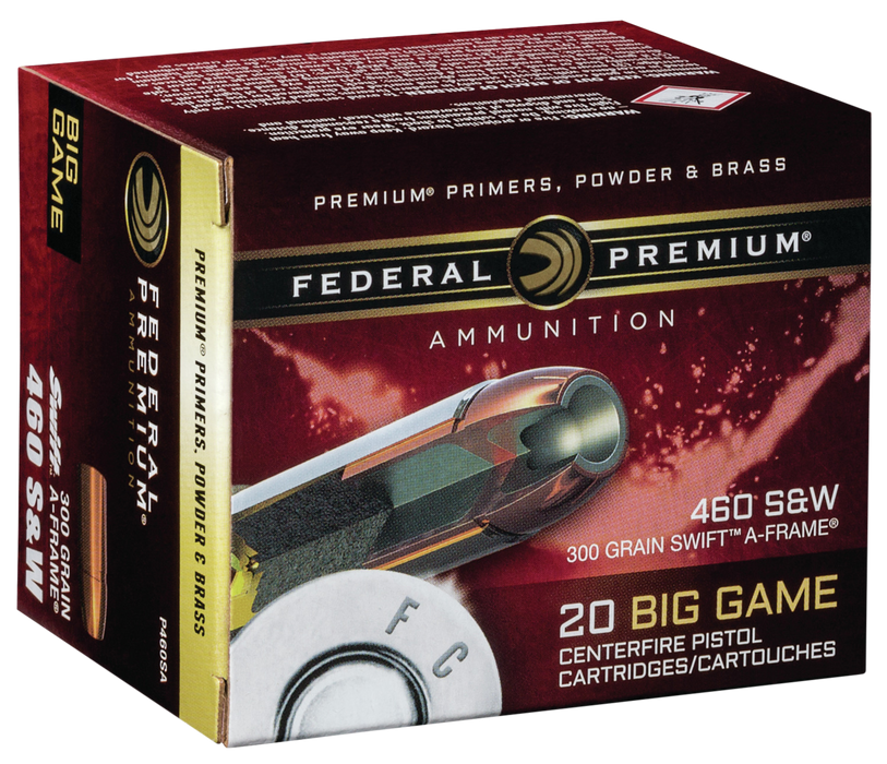 Federal Premium, Fed P460sa       460sw     300 Swafr       20/10