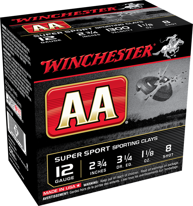 Winchester Ammo Aa, Win Aasc128vp  Aa Spt Cly   11/8    100/2