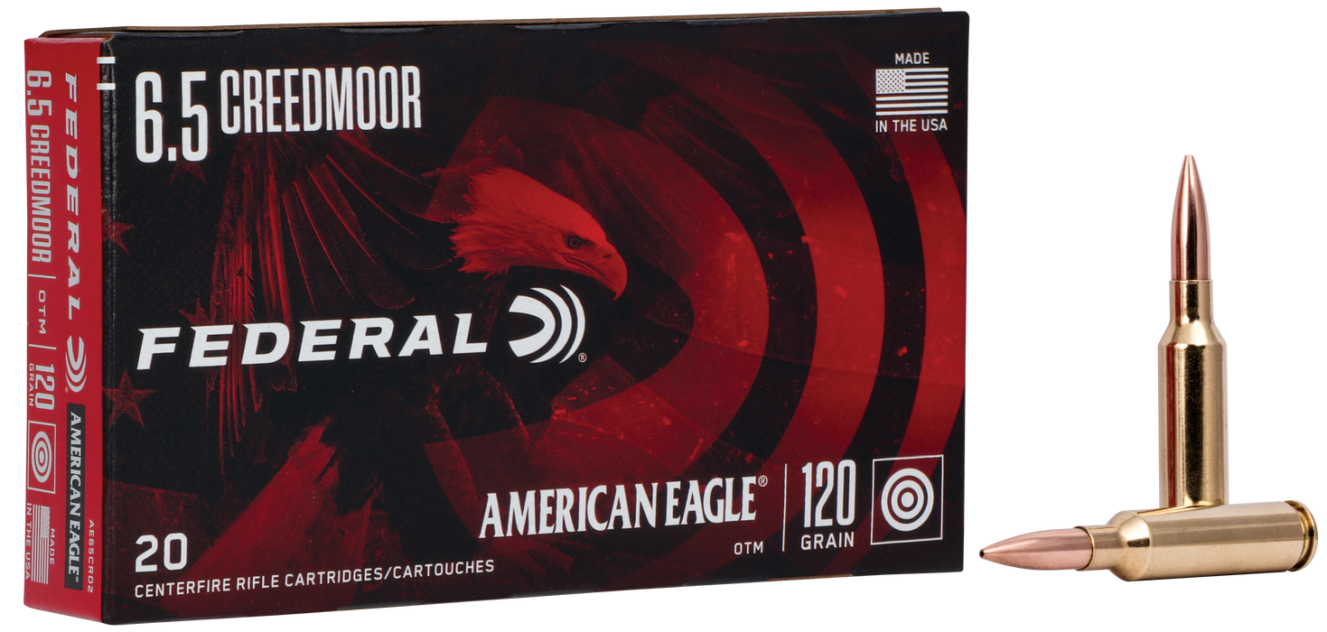 Federal American Eagle, Fed Ae65crd2       6.5 Crd  120 Otm        20/10