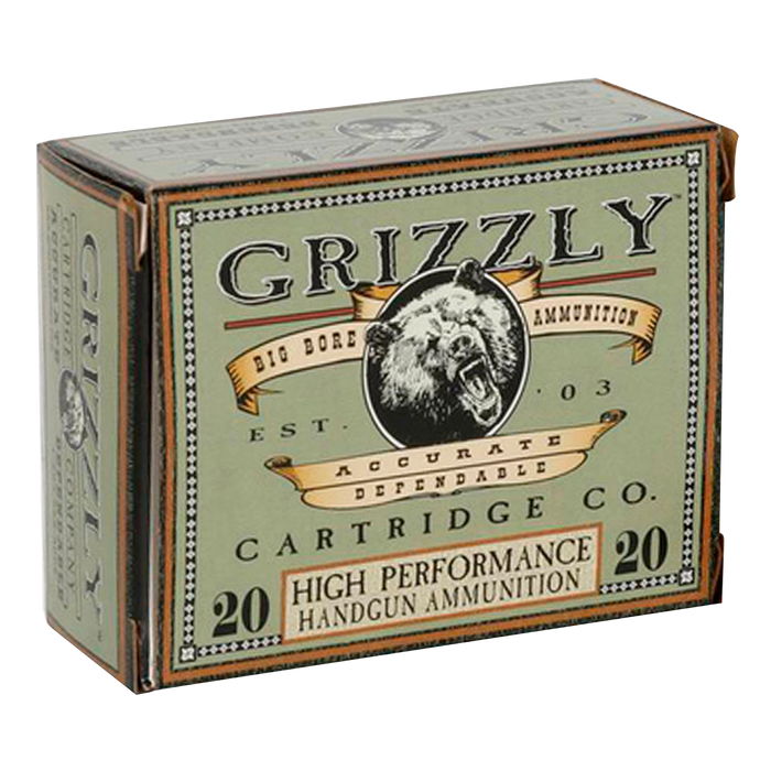 Grizzly Ammo (rintoul) Handgun, Grizzly Gc45c3    45 Colt      250   Jhp     20/10