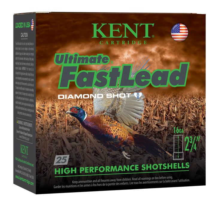 Kent Cartridge Ultimate Fast Lead, Kent K162ufl285   2.75 1oz  Ult Fast Ld      25/10