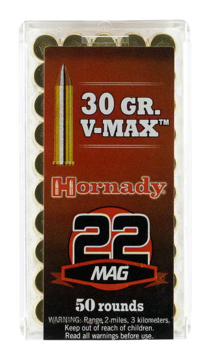 Hornady Varmint Express, Horn 83202  22wmr    30 Vmax                 50/40