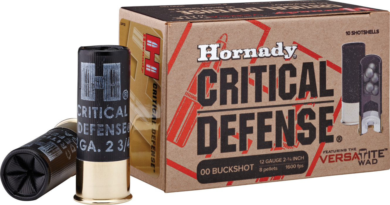 Hornady Critical Defense, Horn 86240  Critdef    12ga 00 Buck          10/10
