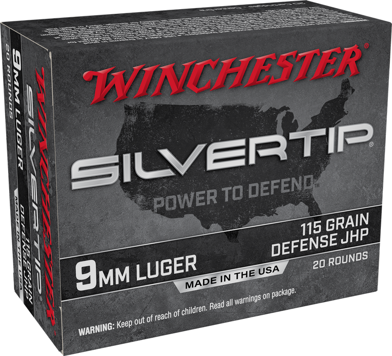 Winchester Ammo Silvertip, Win W9mmst    9mm     115 Sthp       20/10