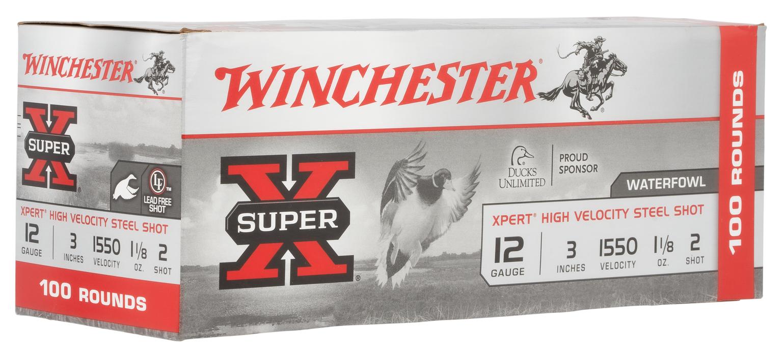 Winchester Ammo Super X, Win Wex1232vp  Xpert 3mg 11/8 Stl  100/2