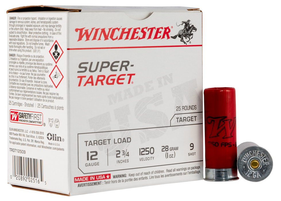 Winchester Ammo Super Target, Win Trgt12509  Sup Tgt       1oz     25/10