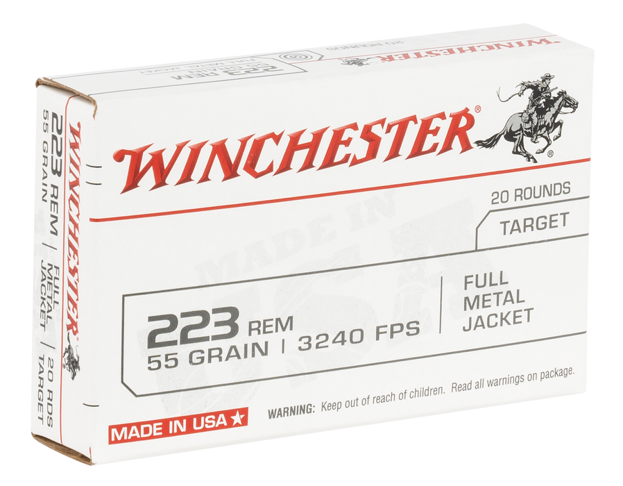 Winchester Ammo Usa, Win W223k      223        55 Fmj     20/50