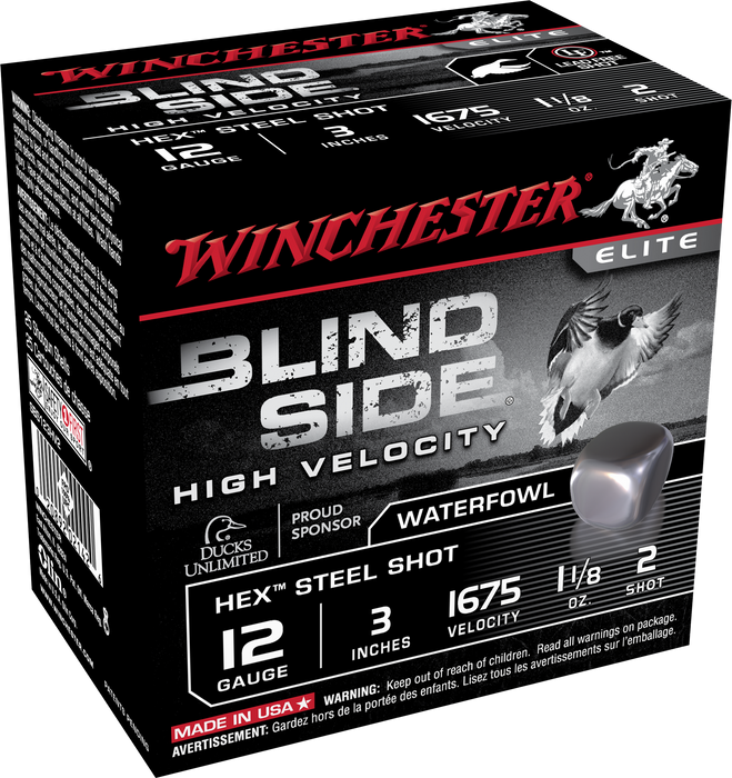 Winchester Ammo Blindside, Win Sbs123hv2  Blindside 3in Hv  1 1/8   25/10