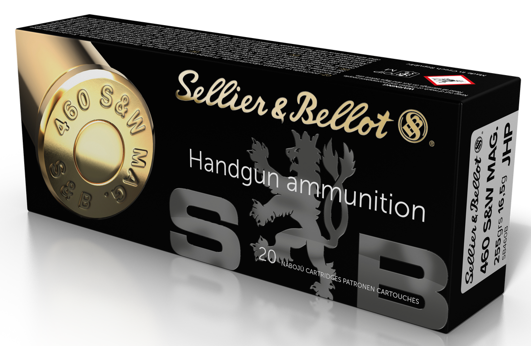 Sellier & Bellot Handgun, S&b Sb460b         460sw   255 Jhp          20/12