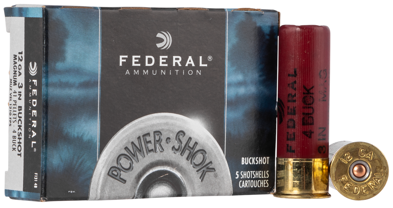 Federal Power-shok, Fed F1314b    Pwrshk     12 Mag    Buck   5/50