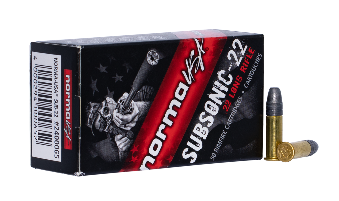 Norma Ammunition (ruag) Subsonic, Norma 2400065   22lr Subsonic  40  Lhp      50/100