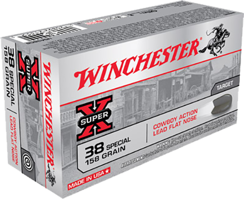 Winchester Ammo Usa, Win Usa38cb   38         158 Ld      50/10 Cowboy