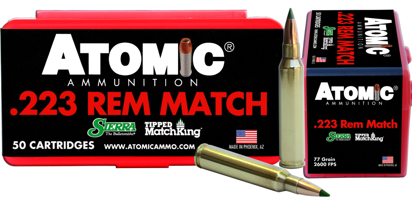 Atomic Rifle, Atomic 00452 223         77  Matchking       50/10