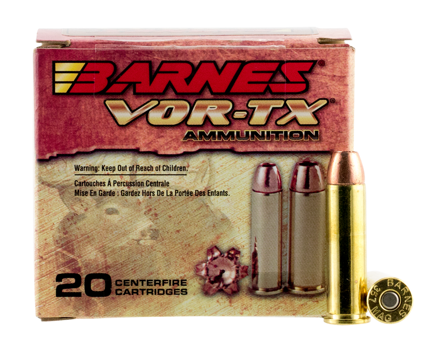 Barnes Bullets Vor-tx Handgun, Brns 21543 Bb357m2     357mag    140 Xpb     20/10