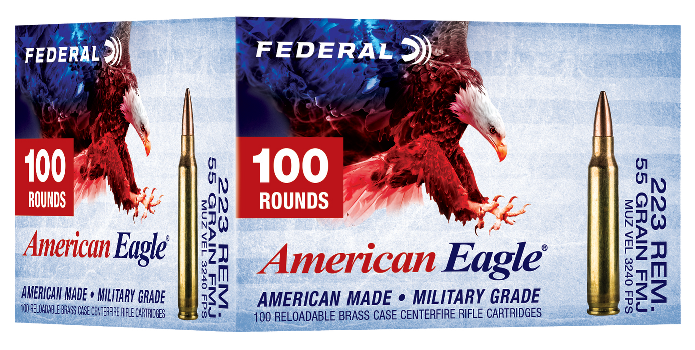 Federal American Eagle, Fed Ae223blf       223      55 Fmj  Anoka 100/5