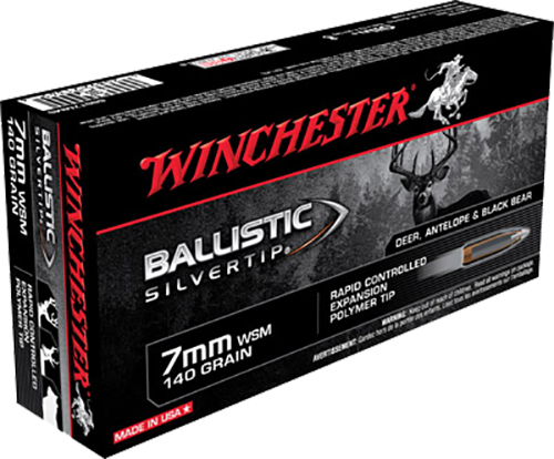 Winchester Ammo Ballistic Silvertip, Win Sbst7mms      7mmwsm 140sbst     20/10