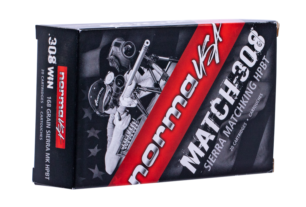 Norma Ammunition (ruag) Match, Norma 10174542  308 Win Match  168 Sierra Mk 20/10