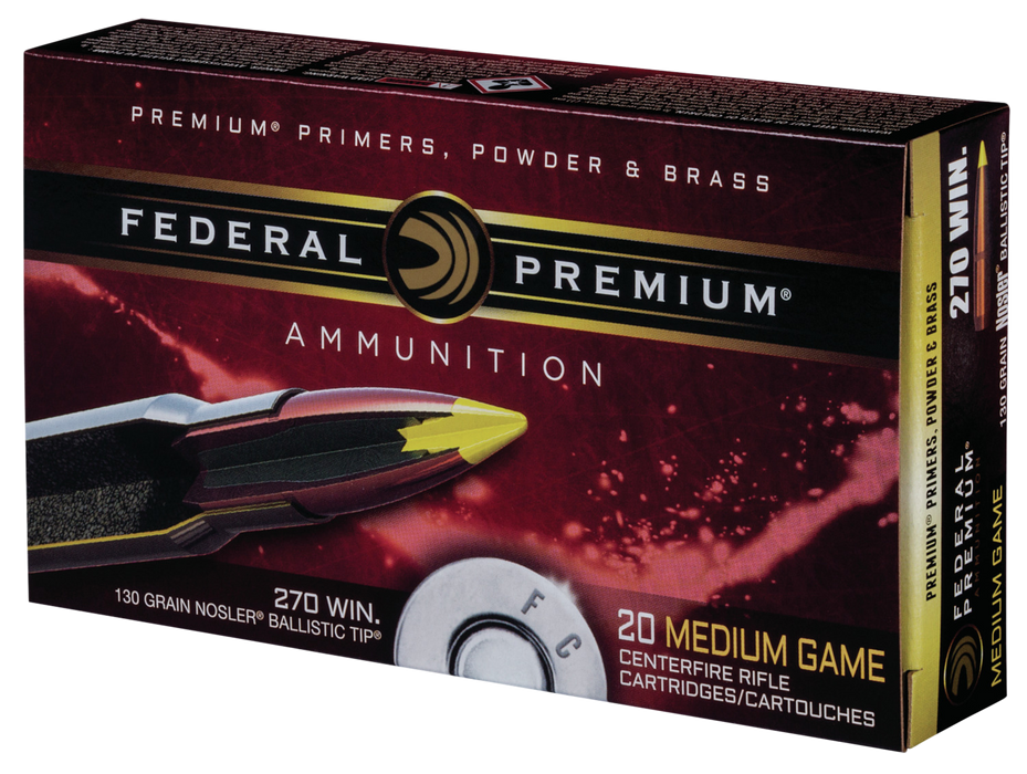 Federal Premium, Fed P270f          270     130 Nbt          20/10