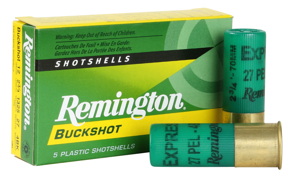 Remington Ammunition Express, Rem 20626 12b4       12    4   Buck          5/50