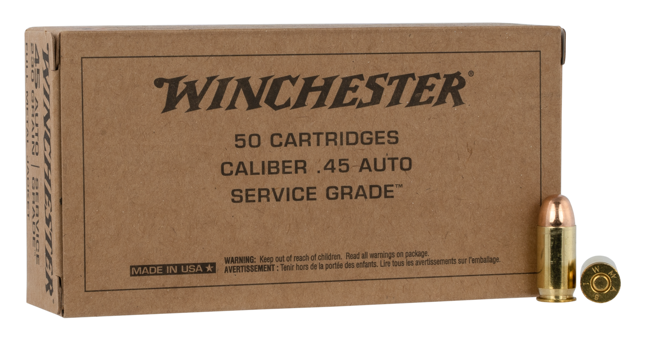 Winchester Ammo Usa, Win Sg45w     45         230 Fmj     50/10  Srvgrd