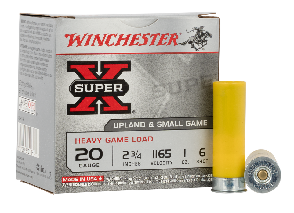 Winchester Ammo Super X, Win Xu20h6    Supx Hvygame          25/10