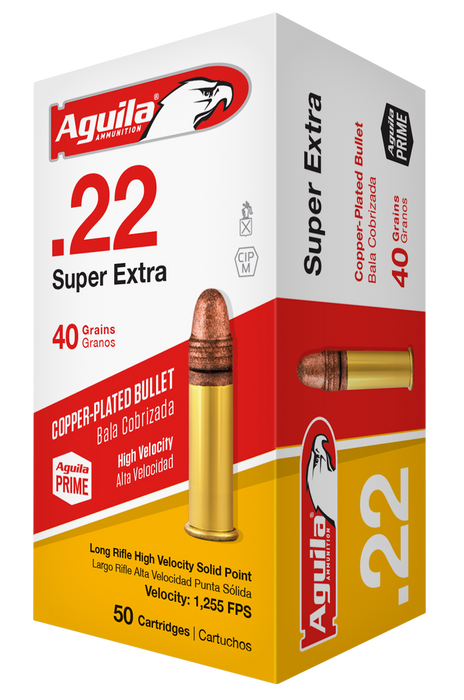 Aguila Super Extra, Aguila 1b220328 22 Lr Hv     40 Sp          50/40