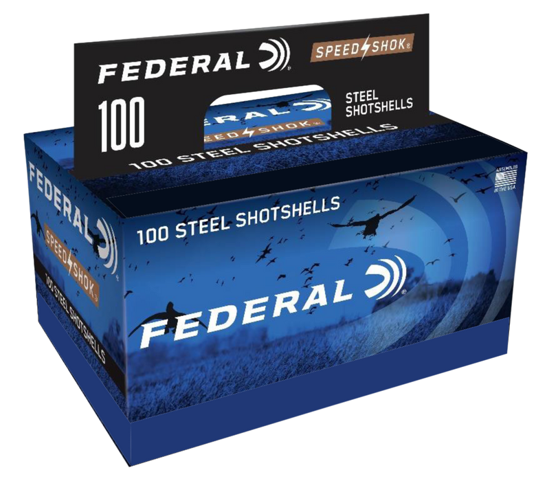 Federal Speed-shok, Fed Wf1421002     Spdshk 12 3in 11/4    100/2  Stl