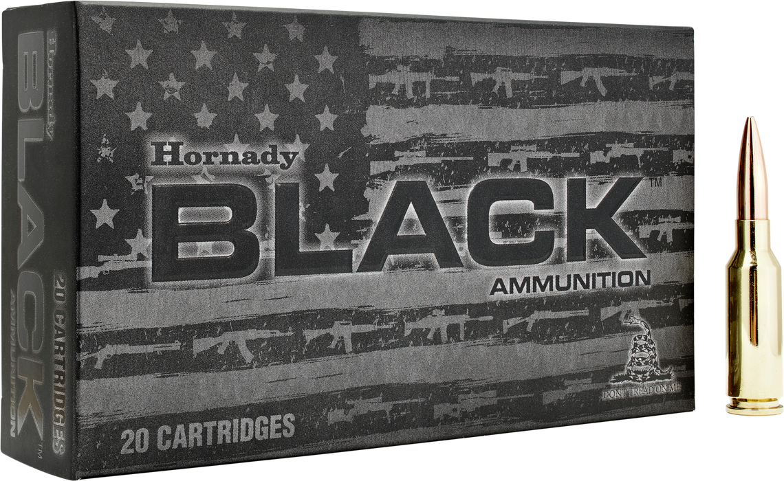Hornady Black, Horn 81604  Black     6mm Arc 105 Bthp Mtch  20/10