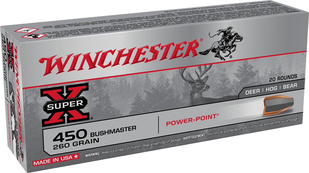 Winchester Ammo Super X, Win X4501         450bsh 260 Pp      20/10